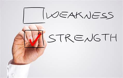 muk weakness|improving weaknesses in the workplace.